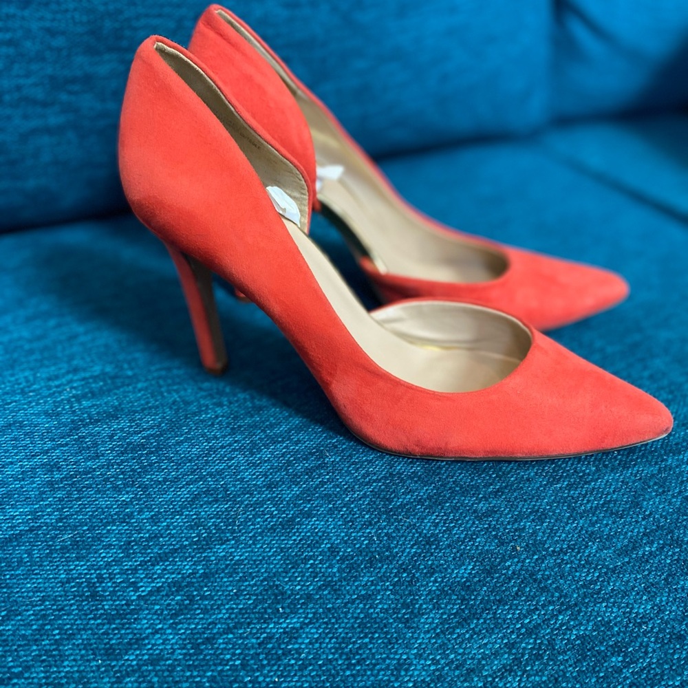 Merona heels- used once. Size 10 so pretty!